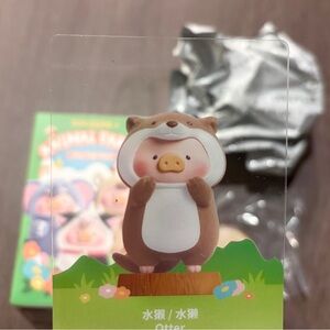 LuLu the Piggy Animal Party Otter Figurine Open Blind Box